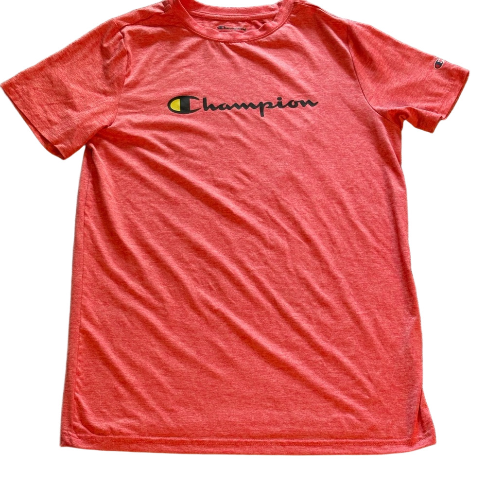 Champion Boys 18/20 (XXL) Pink/Orange Short Sleeve Tee